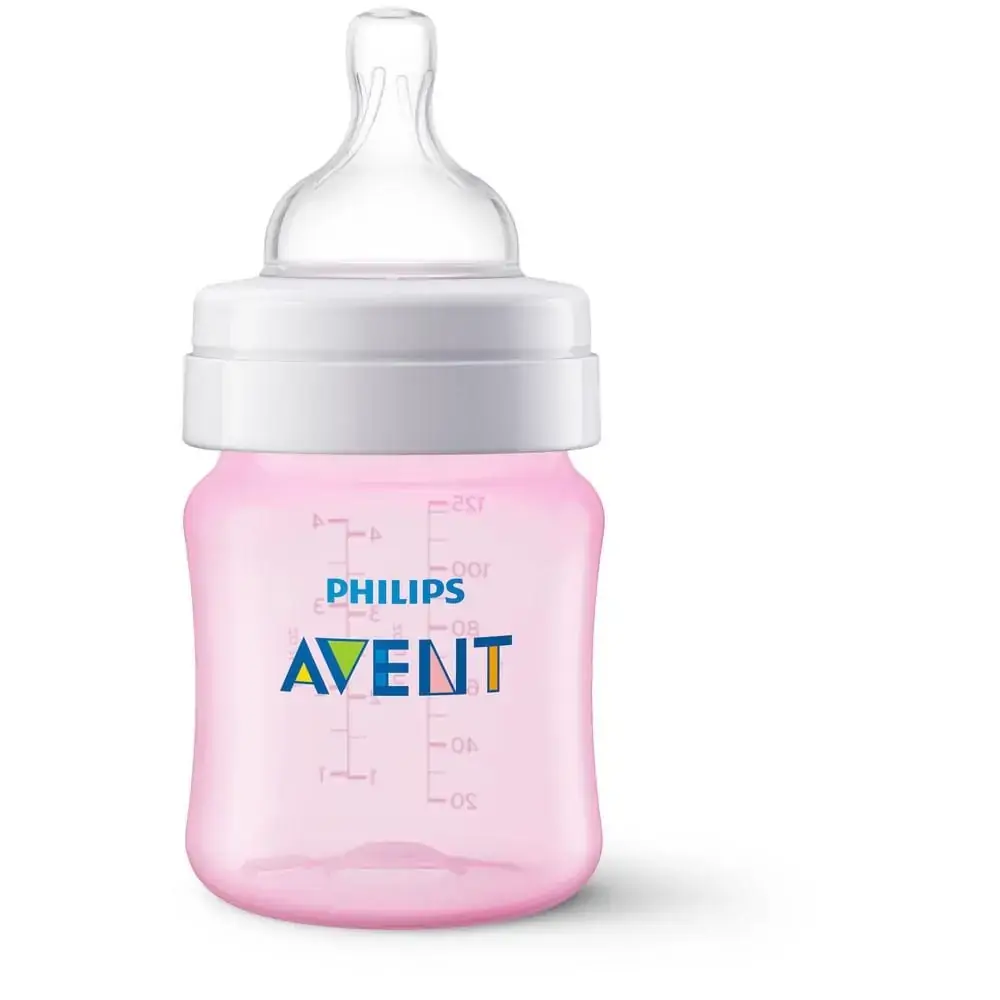 Mamadeira P Avent 125ml Classica Rosa