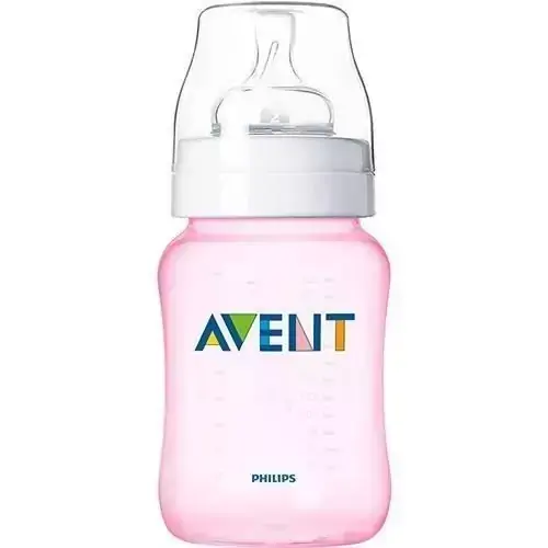 Mamadeira Classic PP 260ML Rosa Philips AVENT SCF814/17