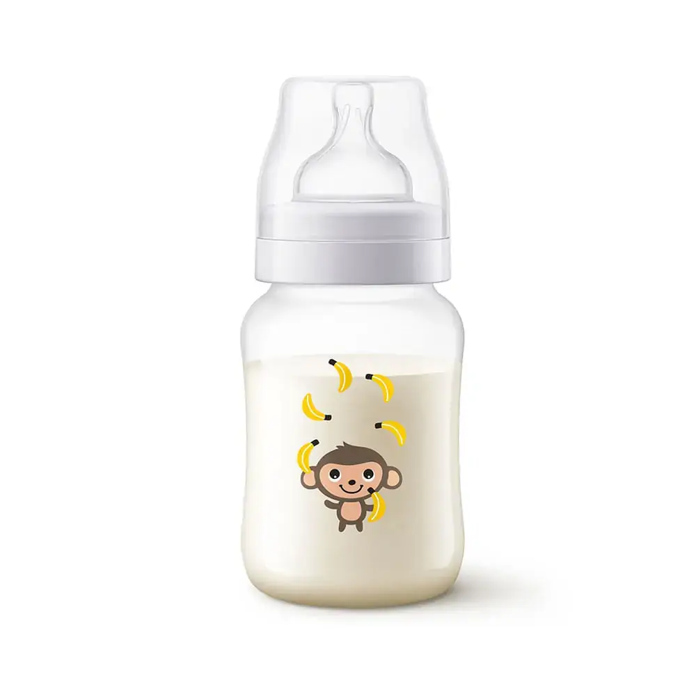 Mamadeira Anti Cólica - Clássica 260 ml - Macaco - Philips Avent