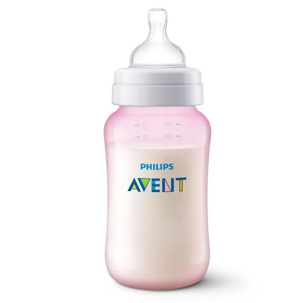 Mamadeira P Avent 330ml Anti Colica N1 Rosa
