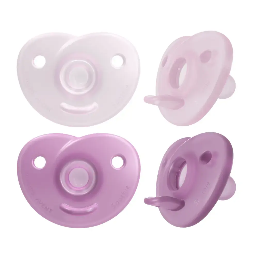 Chupeta Soothie 0-3M dupla Philips Avent Rosa - SCF099/02