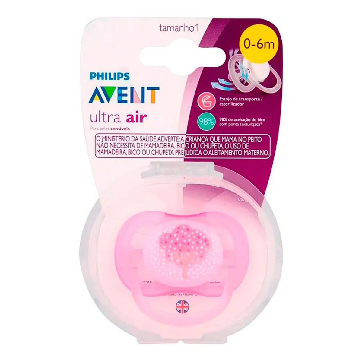 Chupeta Ultra Air 0a6m Borboleta Scf081 02