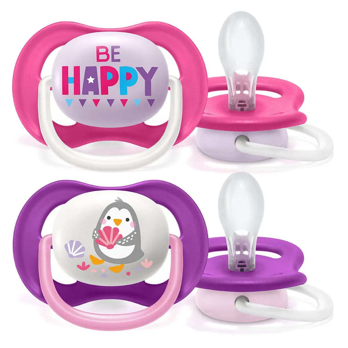 Chupeta Ultra Air 6-18M Dupla Decorada Avent - SCF080/22