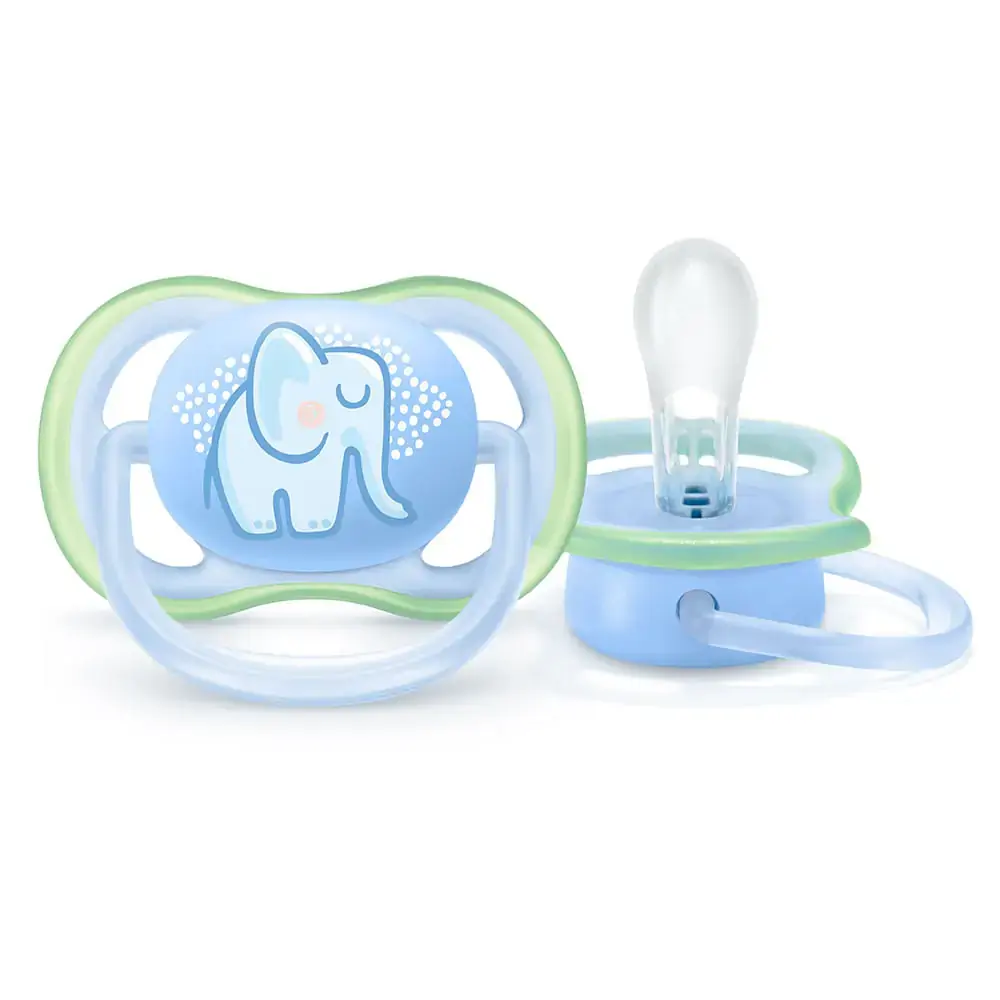 Chupeta Ultra Air 0-6M Unitária Elefante Avent - SCF086/01