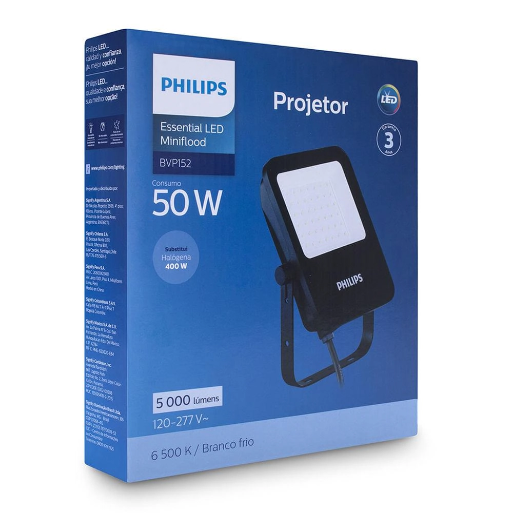 Refletor Led Philips Ip65 Bivolt - Branca Fria - 30w