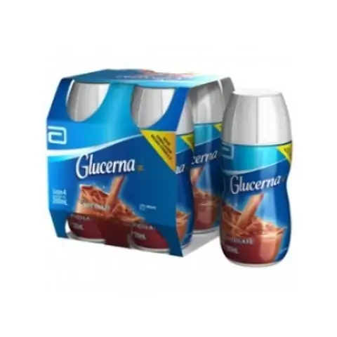 Glucerna Sr Sabor Chocolate Pack C/ 4 Garrafinhas De Cada