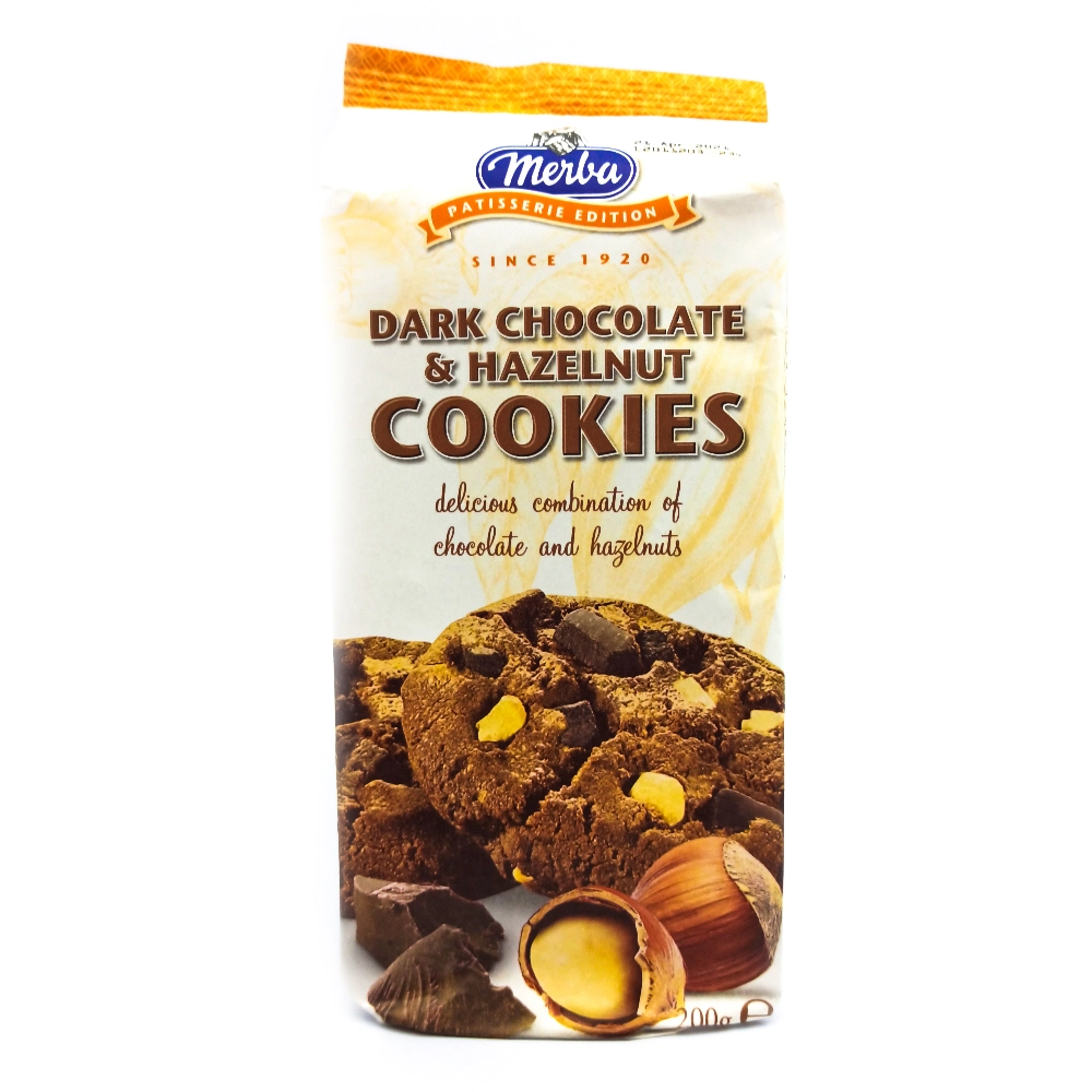 BISC MERBA COOKIES DARK CHOC 200G