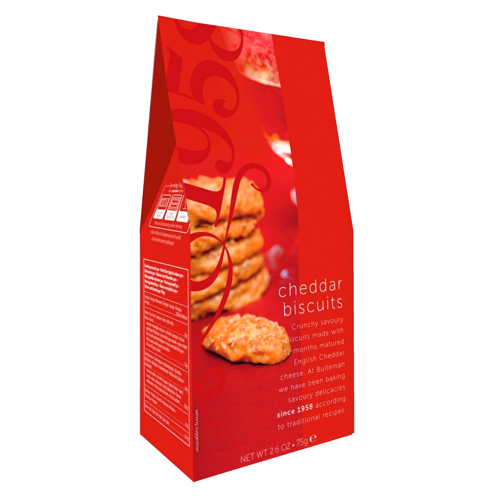 Bisc Queijo Cheddar 75g