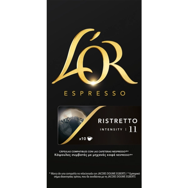 Café Em Cápsula Torrado E Moído Ristretto Espresso Lor Caixa 52g 10 Unidades