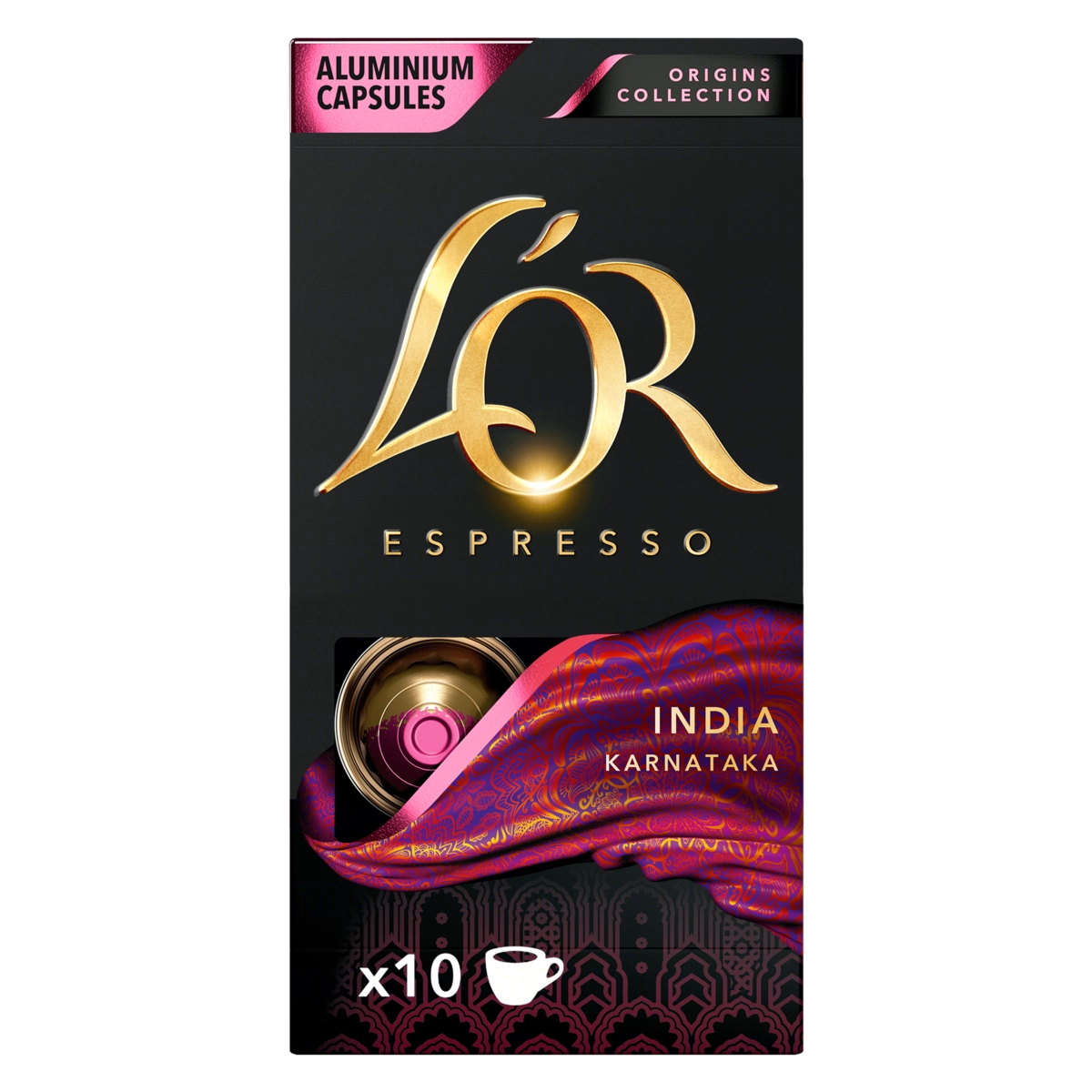 Café Em Cápsula Torrado E Moído Espresso índia Lor Origins Collection Caixa 52g 10 Unidades