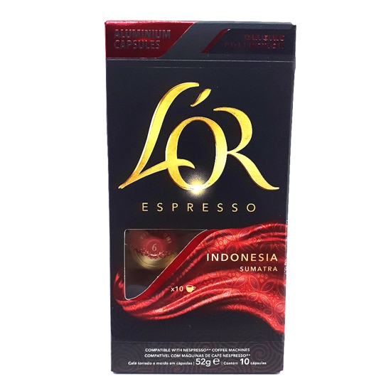 Café Em Cápsula Torrado E Moído Espresso Indonésia Lor Origins Collection Caixa 10 Unidades