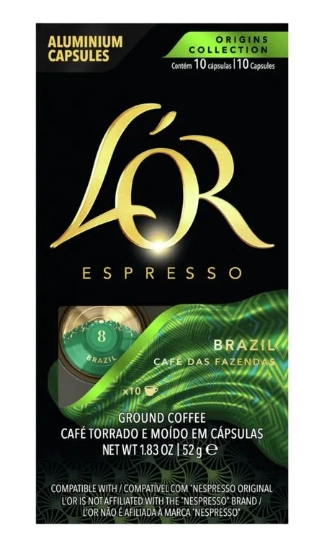 Café Em Cápsula Torrado E Moído Espresso Brazil Lor Origins Collection Caixa 52g 10 Unidades