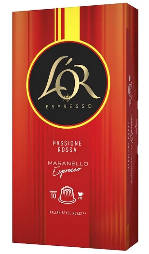 Café Em Cápsula Torrado E Moído Espresso Maranello Lor Passione Rossa Caixa 52g 10 Unidades