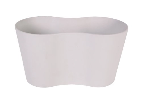 Ac Vaso Duo Claire Branco D26x13 A14