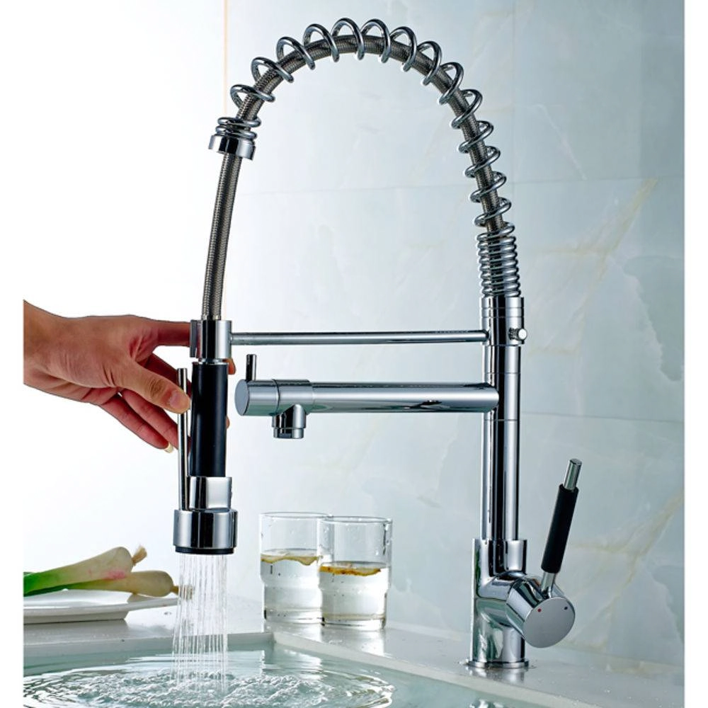 Torneira Cozinha Gourmet Misturador Monocomando Cromada K018