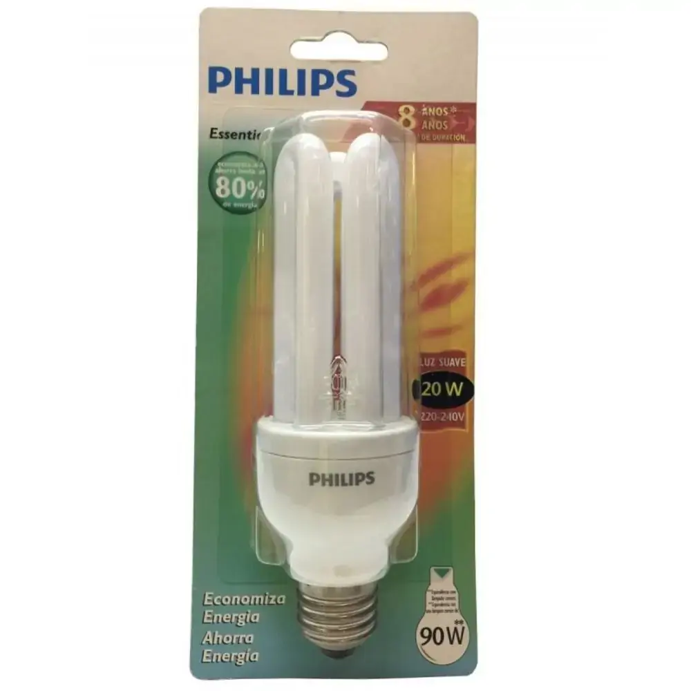 Lamp.philips Fluor.essential 20w X 220v Amarela