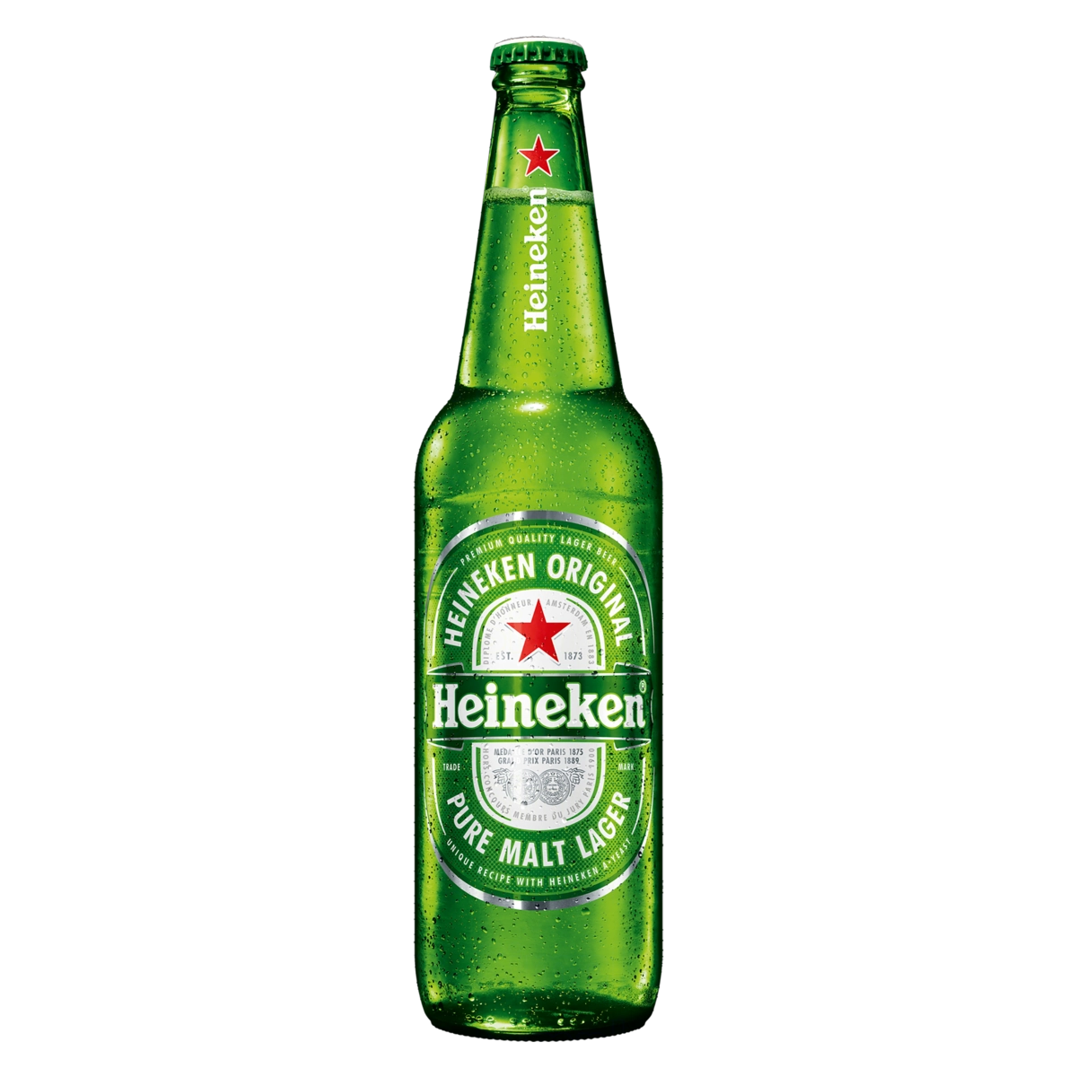Cerveja Lager Premium Puro Malte Heineken Garrafa 600ml