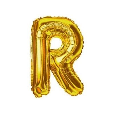 Balao Ouro 40 Letra R Ref 84888 Funny Fashion