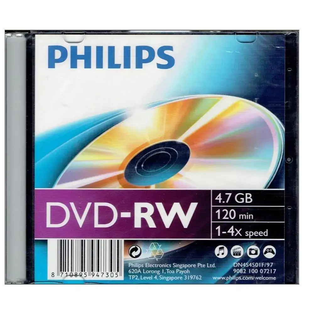Dvd Rw Philips 4.7 Gb 4x