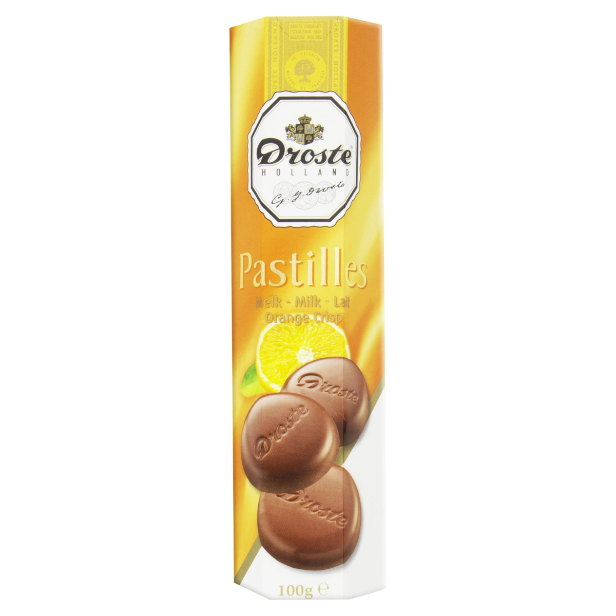 Chocolate Ao Leite Com Laranja Crocante Droste Holland Caixa 100g