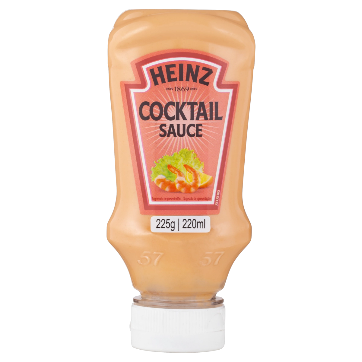 Molho Rosé Para Frutos Do Mar Heinz Squeeze 225g