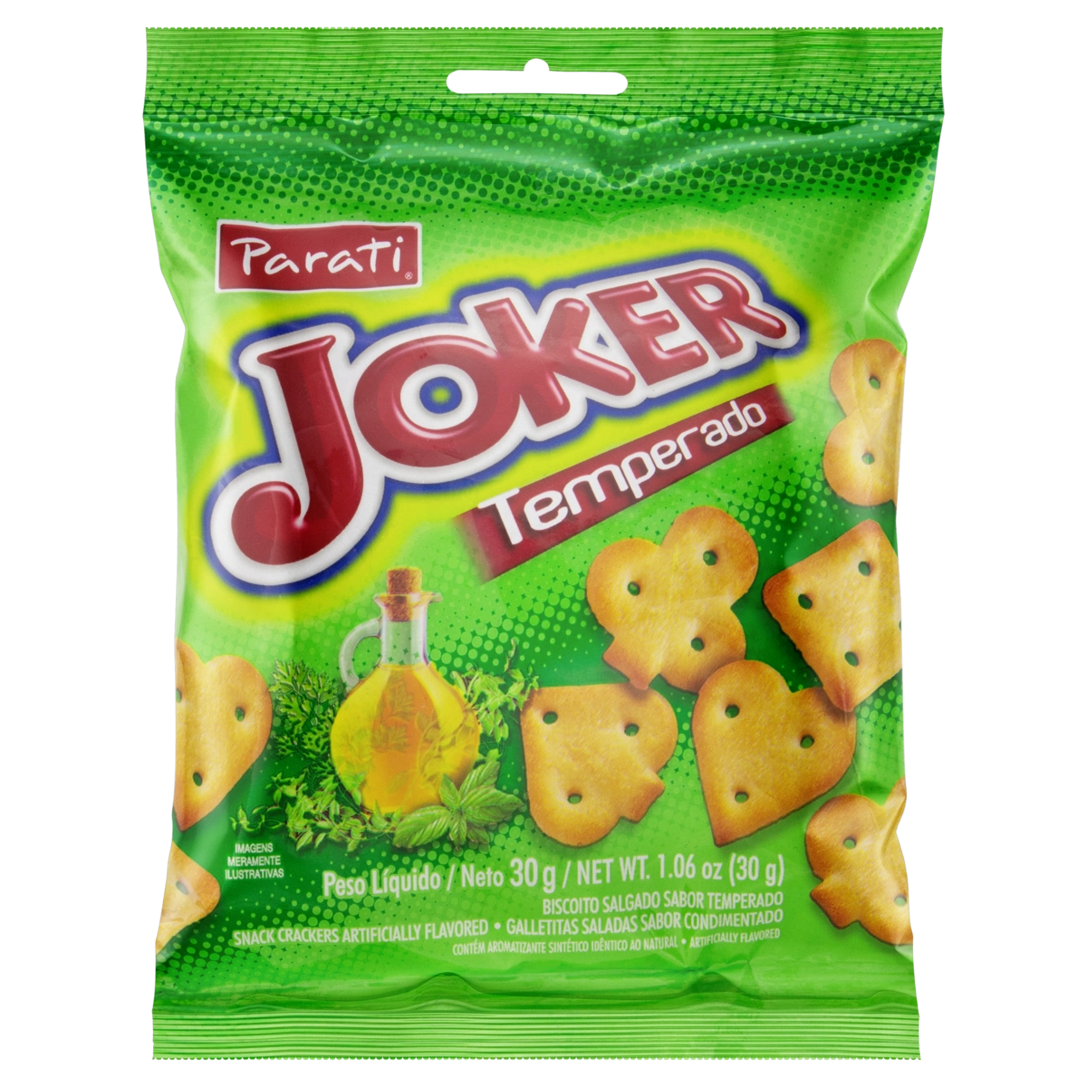 Biscoito Temperado Joker Pacote 30g