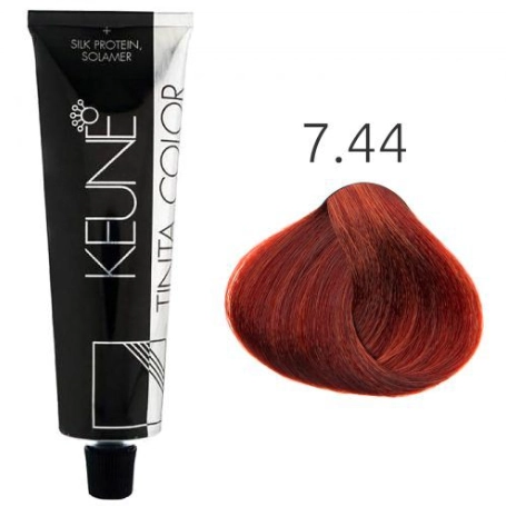 Tinta Color 7.44 Louro Medio Cobre Intenso 60ml Keune