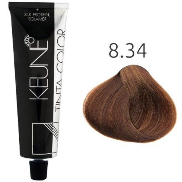 Tinta Color 834 Louro Claro Dourado Cobre 60ml Keune