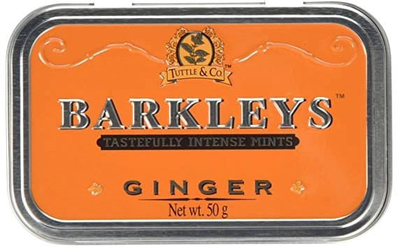 Barkleys Tastefuly Intense Mints Ginger 50g