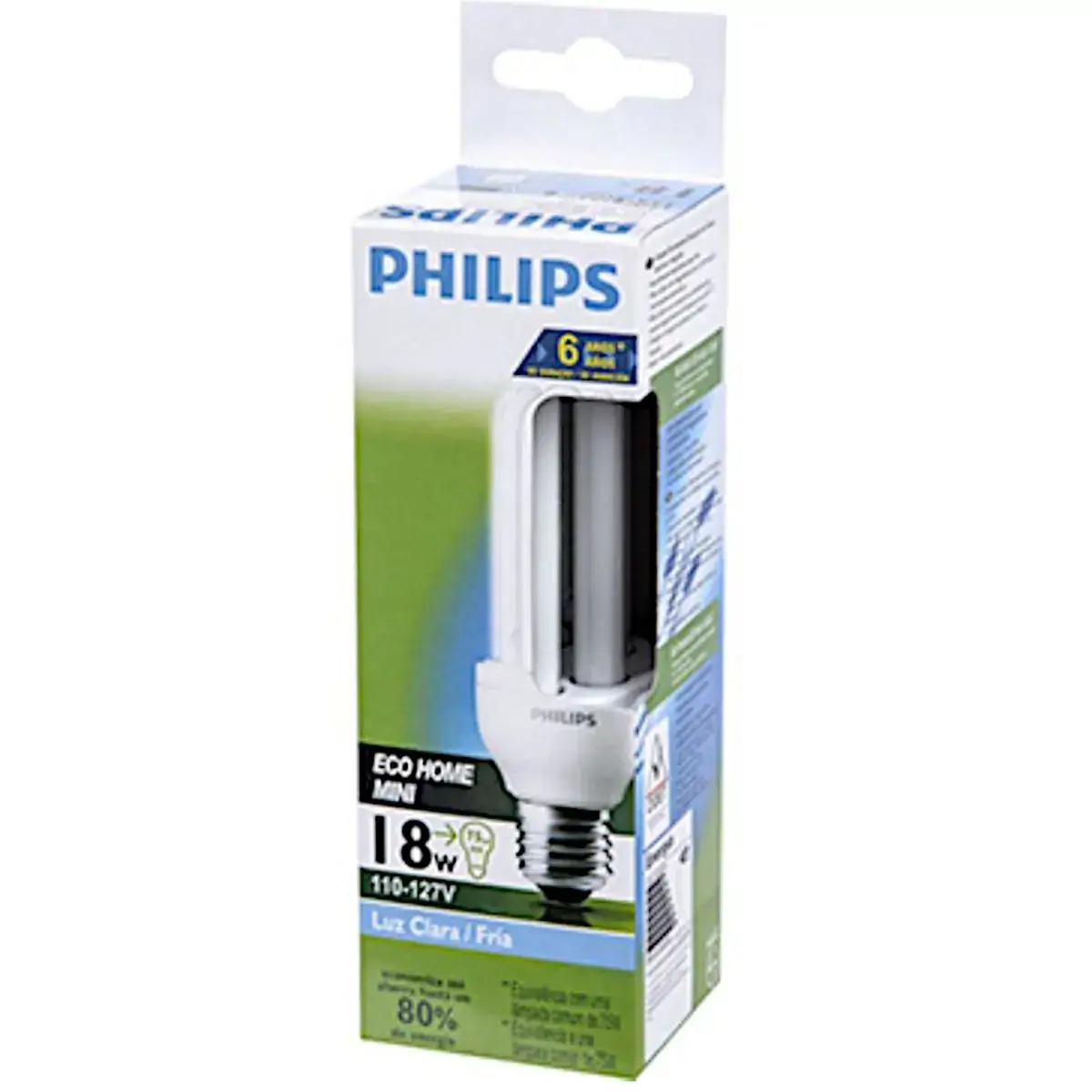 Lampada Philips Eco Home 18w 110 127v