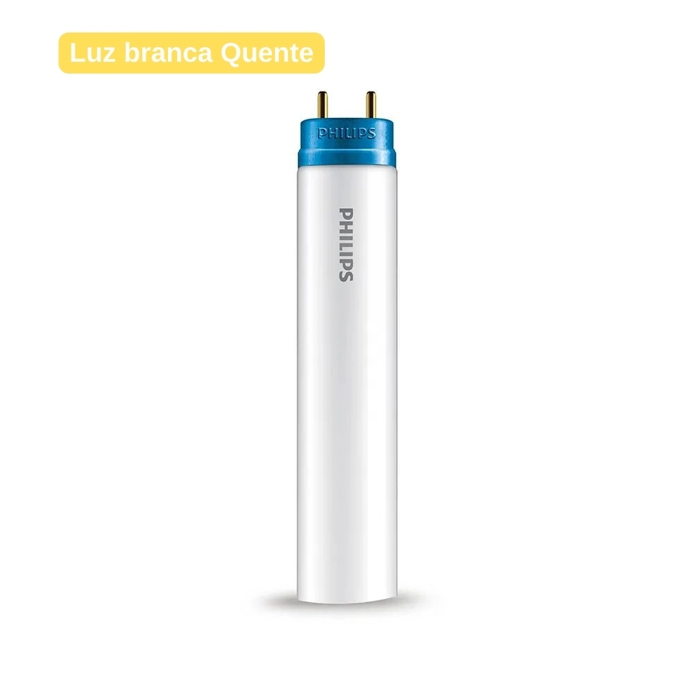 Lâmpada Tuboled 9w 60cm T8 Philips - Luz Quente (3000k)