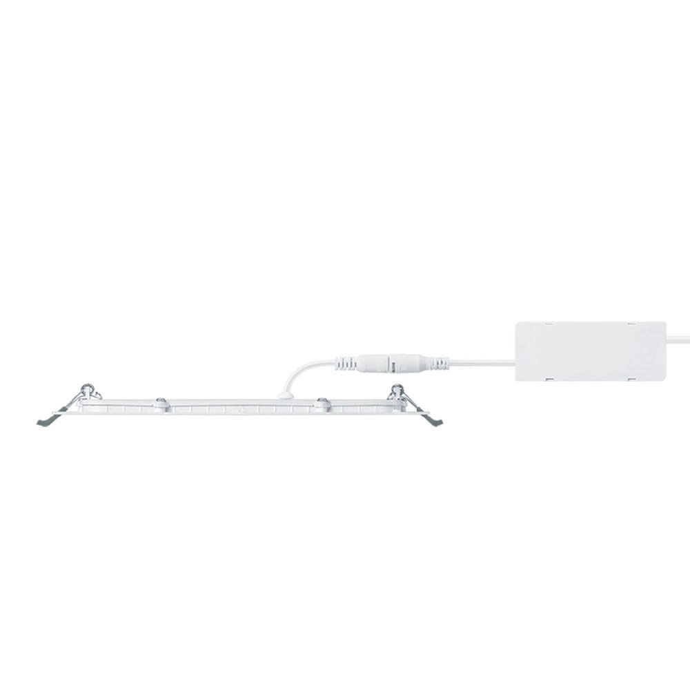 Plafon Embutir Philips Quadrado 6w Luz Amarela 3000k Bivolt