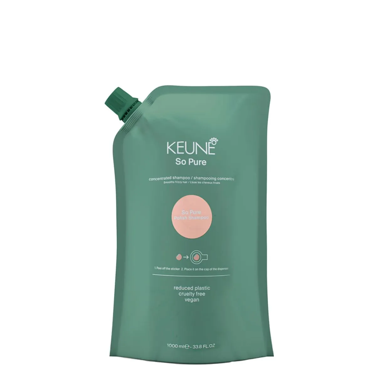 Shampoo Keune So Pure Polish 1000ml - Refil