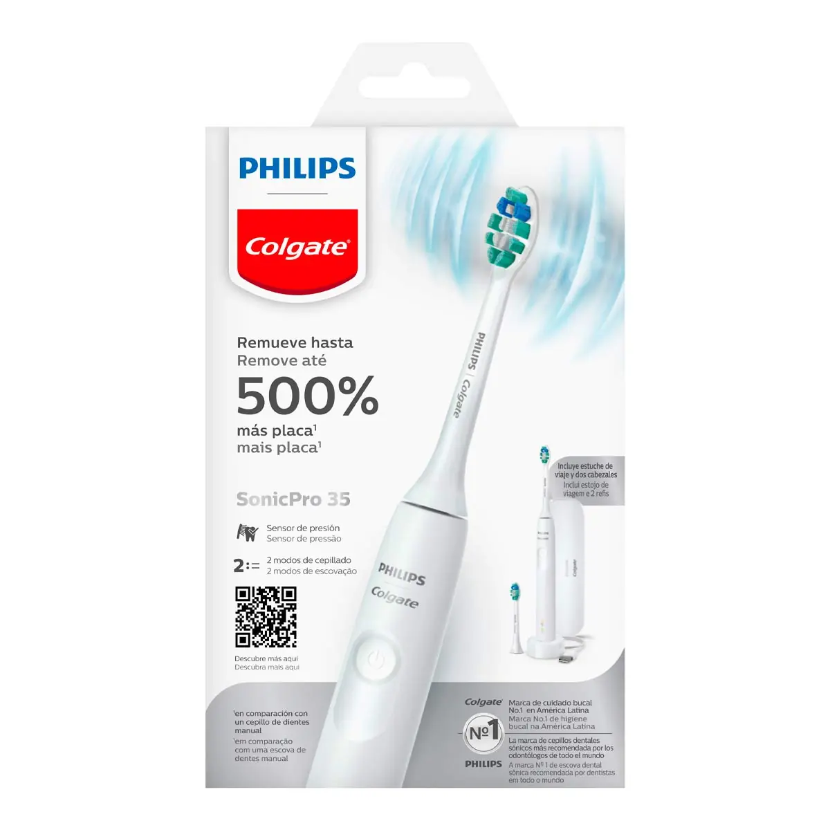 Escova Dental Elétrica Colgate Philips Sonicpro 35