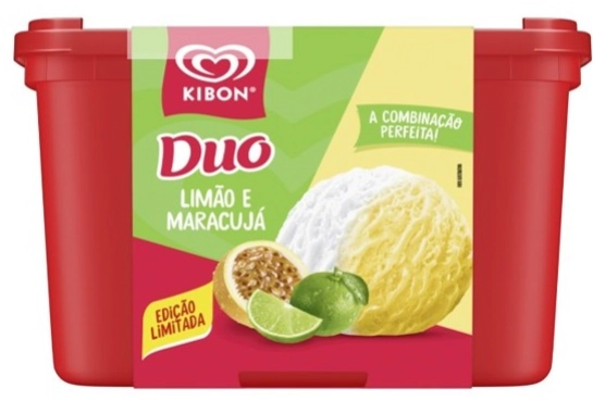 Sorv Kibon Duo Limao E Maracuja 1,5l