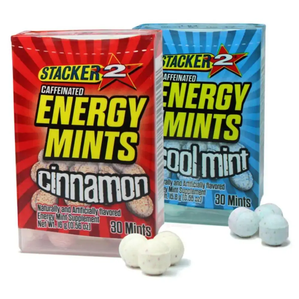 Energy Mints Caffeinated Staker Sabor Canela 30tbt Np Optimum Nutrition