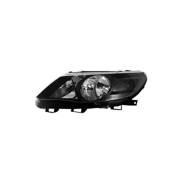 Farol Principal Lado Esquerdo Máscara Negra Birefletor - RUFATO 27443