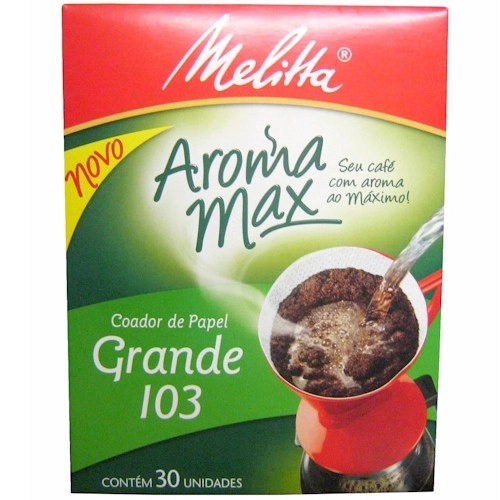 Filtro De Papel Original Melitta 103 Caixa 30 Unidades