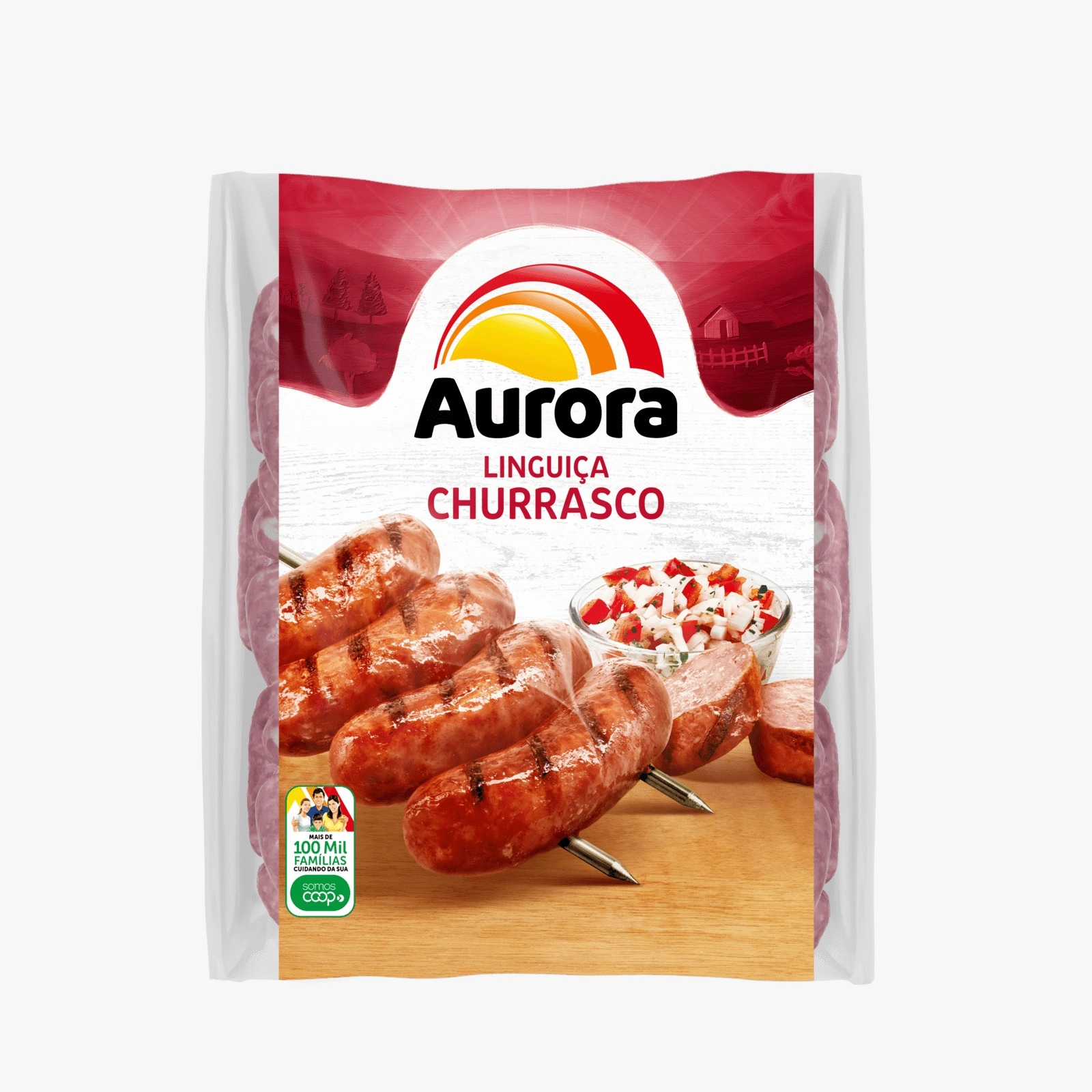 Aurora Linguica Churrasco De Carne Suina 700g