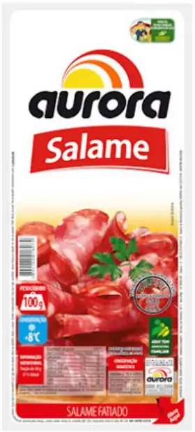 Salame Aurora Italiano Fatiado