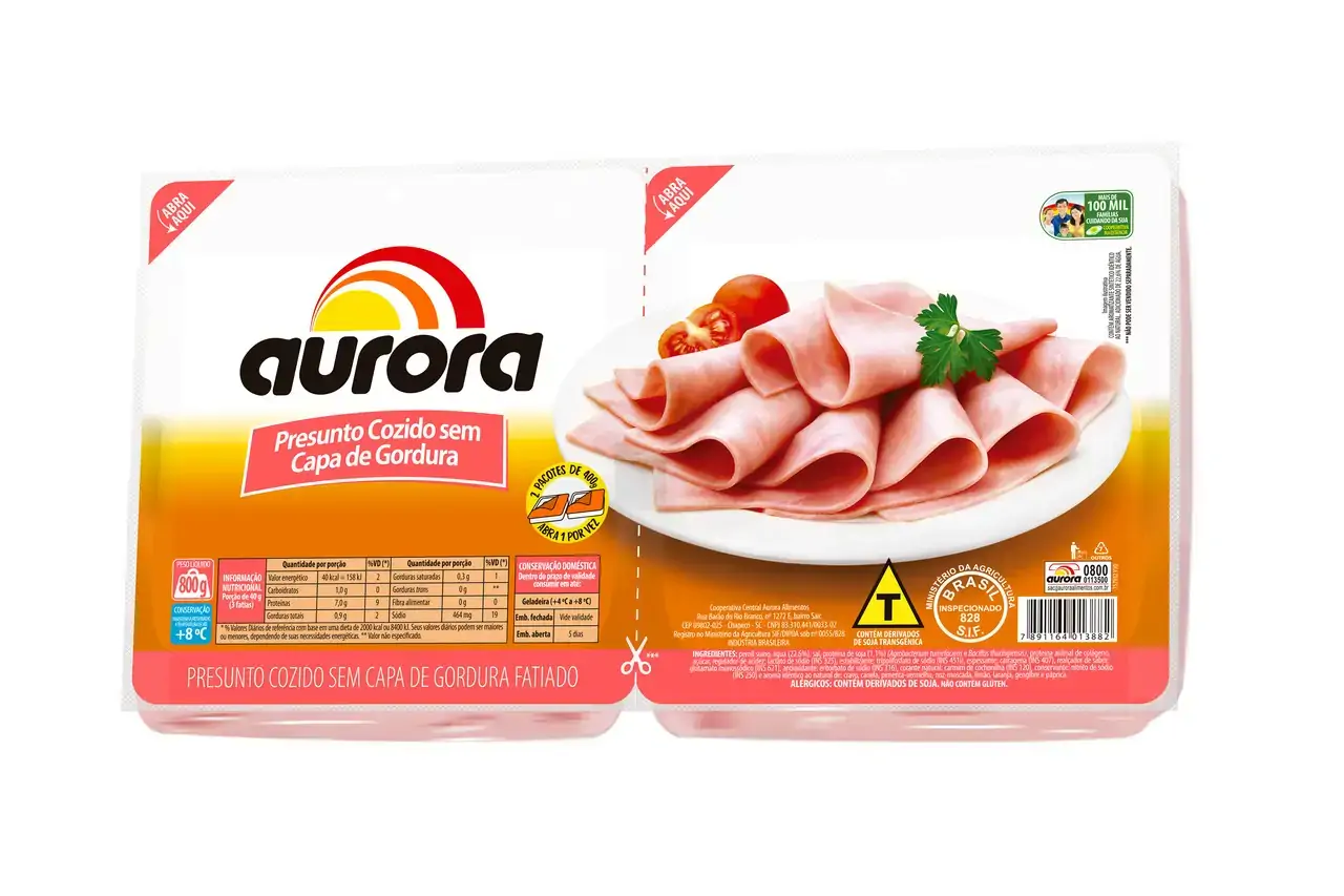 Presunto Aurora 800g Fatiado