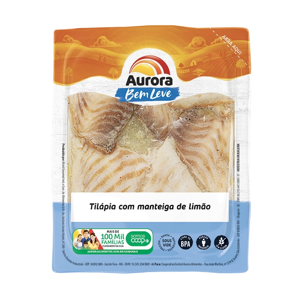 Tilapia Com Mateiga De Limao Aurora Sache