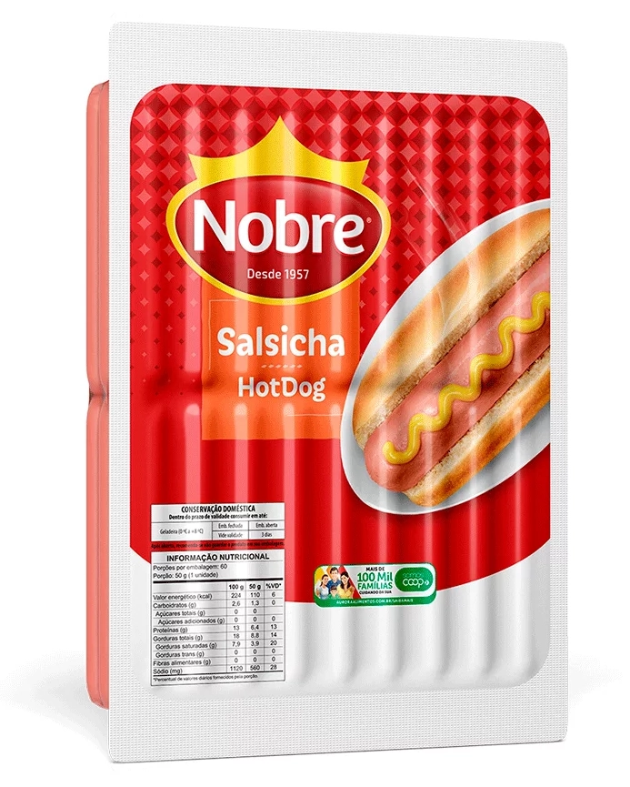 Sals Hot Dog Nobre 3kg