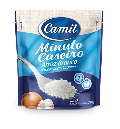 Arroz Pronto Camil Min.caseiro 240g Branco