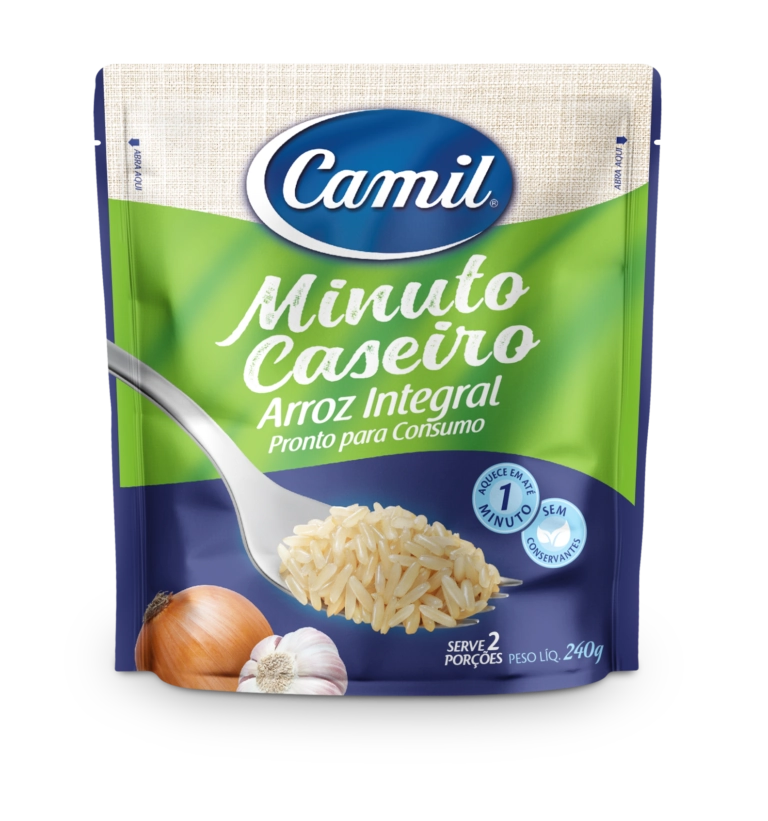 Arroz Pronto Camil Min.caseiro 240g Integral