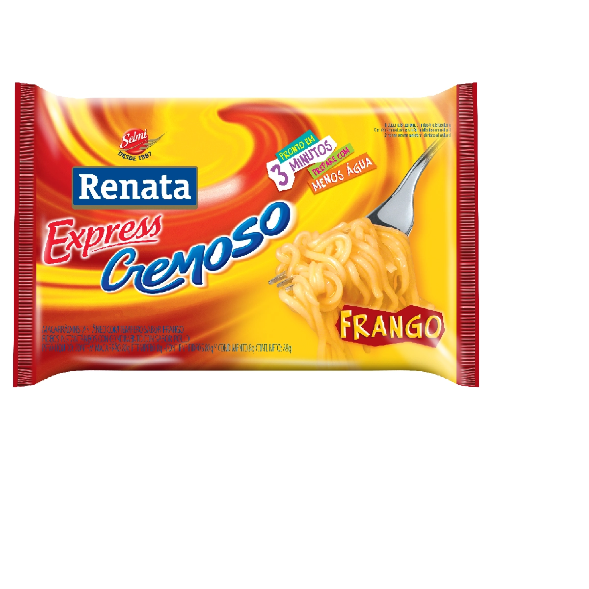 Macarrão Instantâneo Lámen Frango Renata Express Pacote 88g