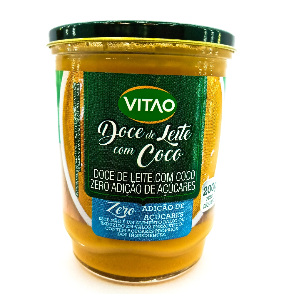 Doce De Leite Com Coco Vitao Vidro 200g