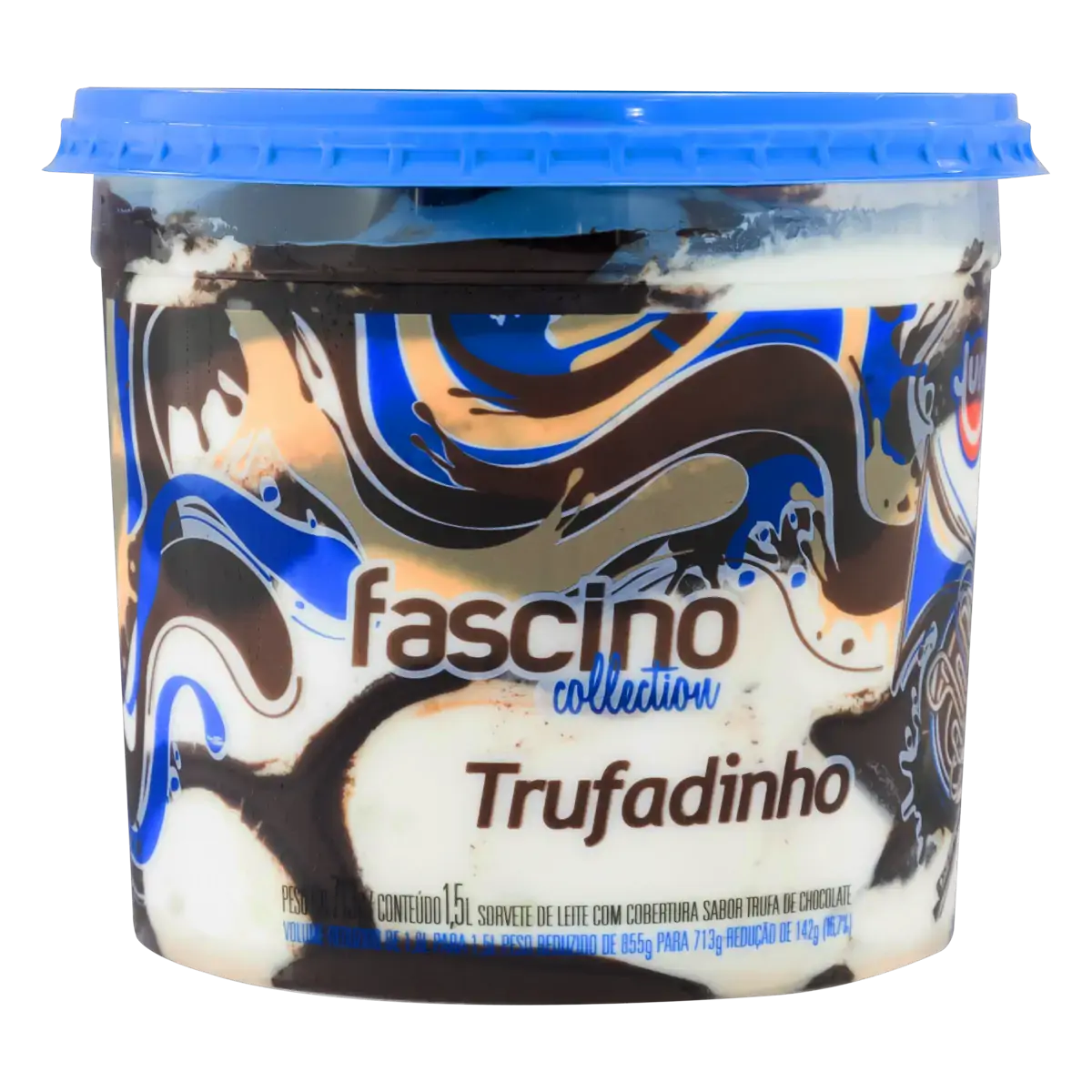 Sorvete Trufadinho Jundiá Fascino Collection Pote 1,5l