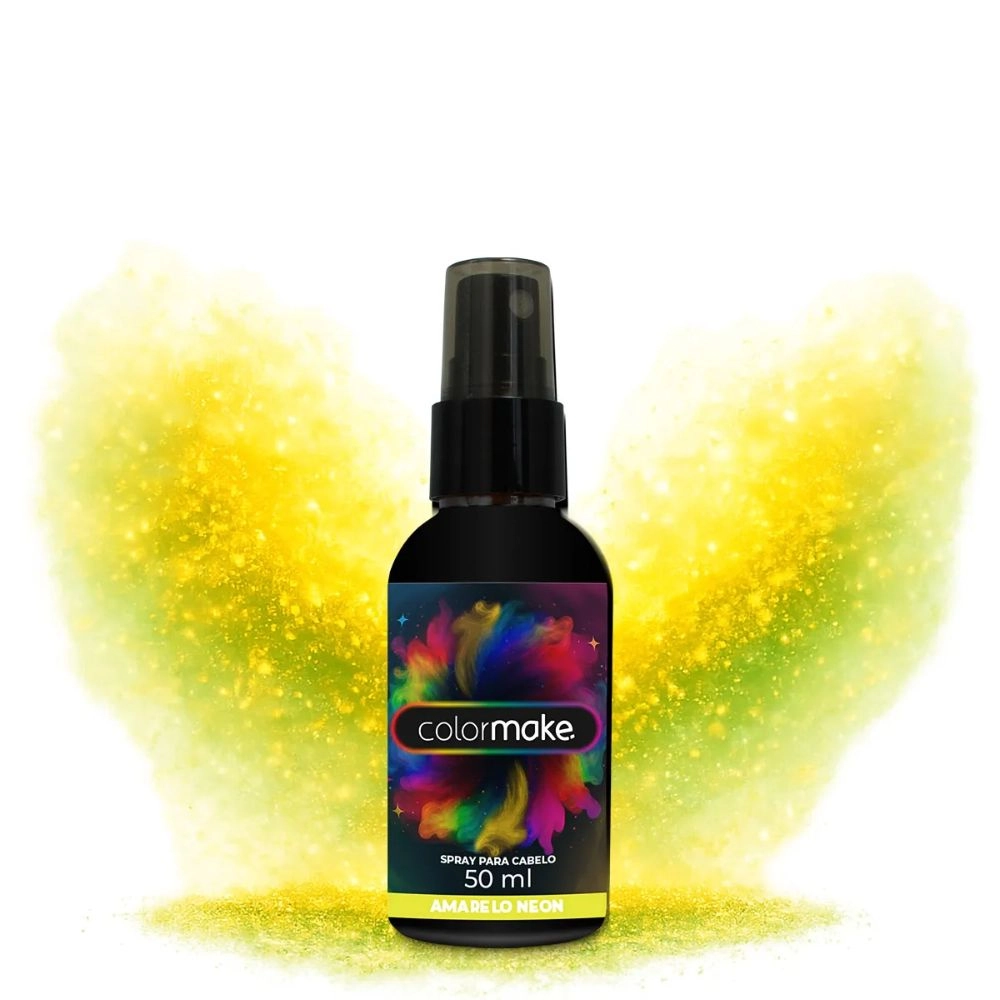 Tinta Para Cabelo Amarelo Neon