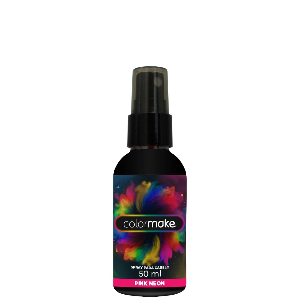 Colormake Spray Para Cabelo Pink Neon 50ml